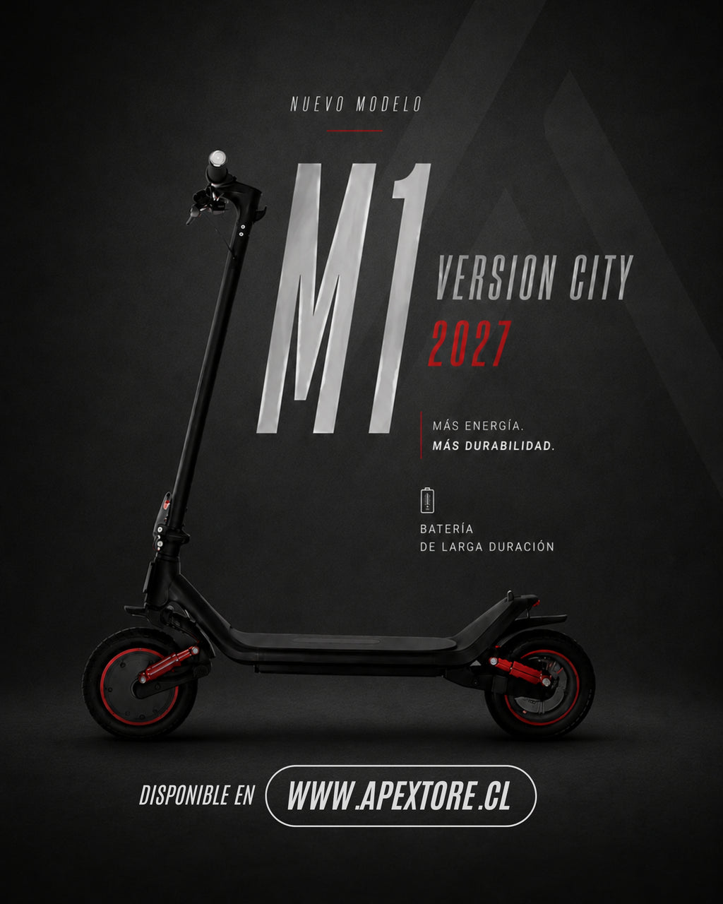 Scooter Eléctrico 3edrive City - 2027