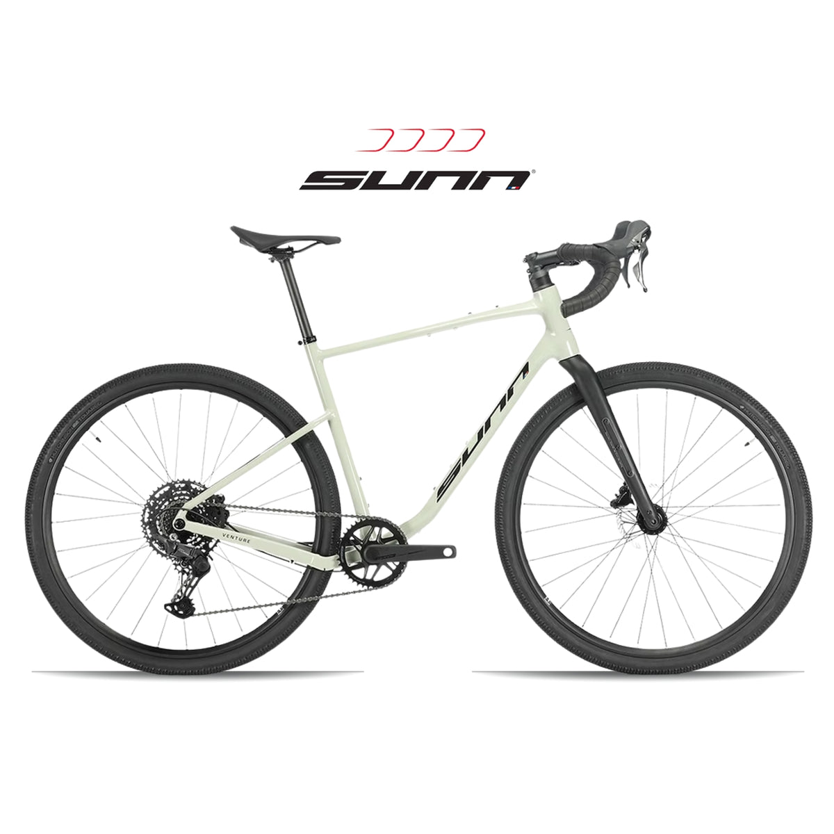 Bicicleta de Gravel SUNN - Venture S2 Blanca