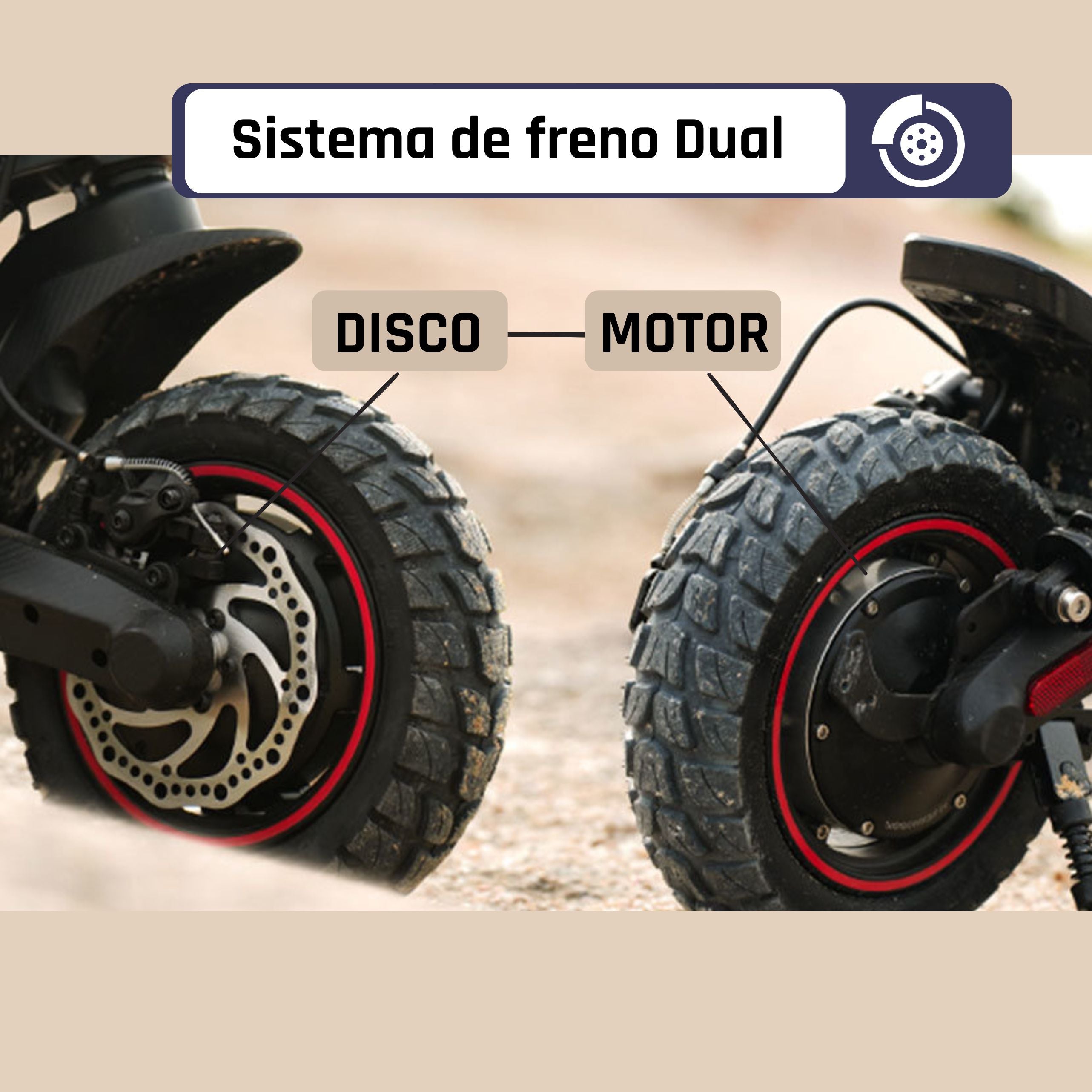 Scooter Eléctrico 3edrive - V5 Off Road