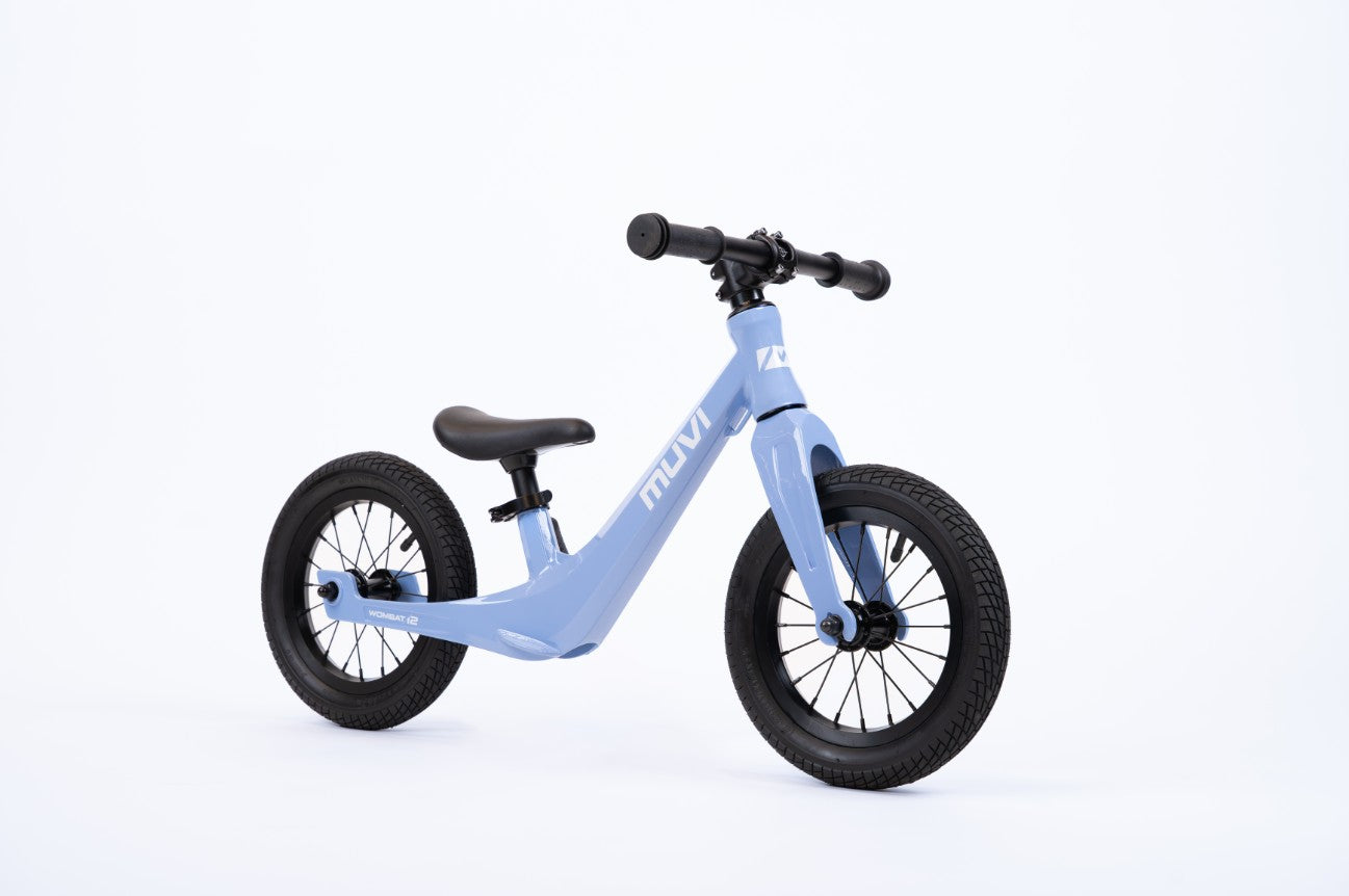 Bicicleta de Equilibrio MUVI Wombat Aro 12"- Celeste