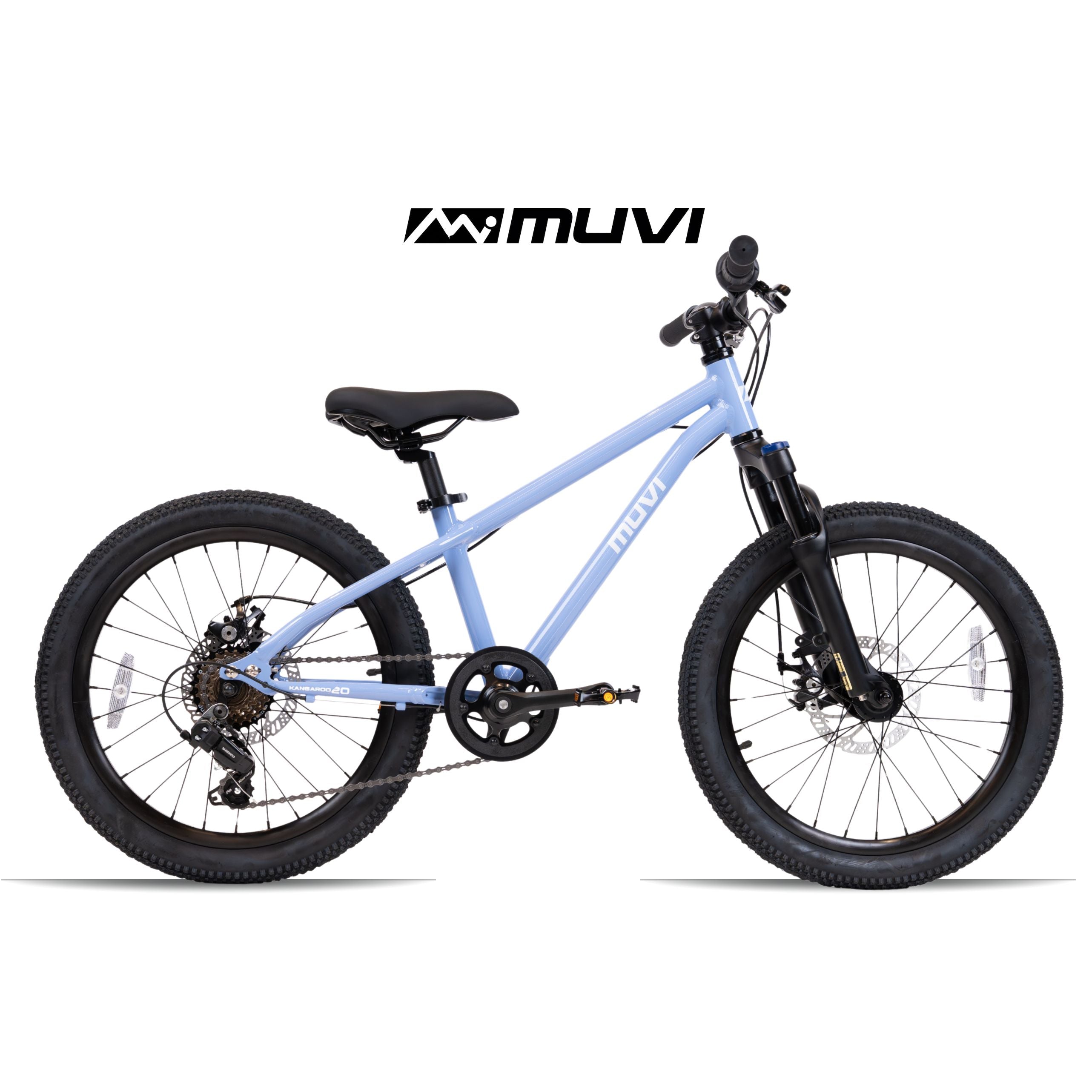 Bicicleta de niño MUVI Kangaroo Aro 20" - Celeste