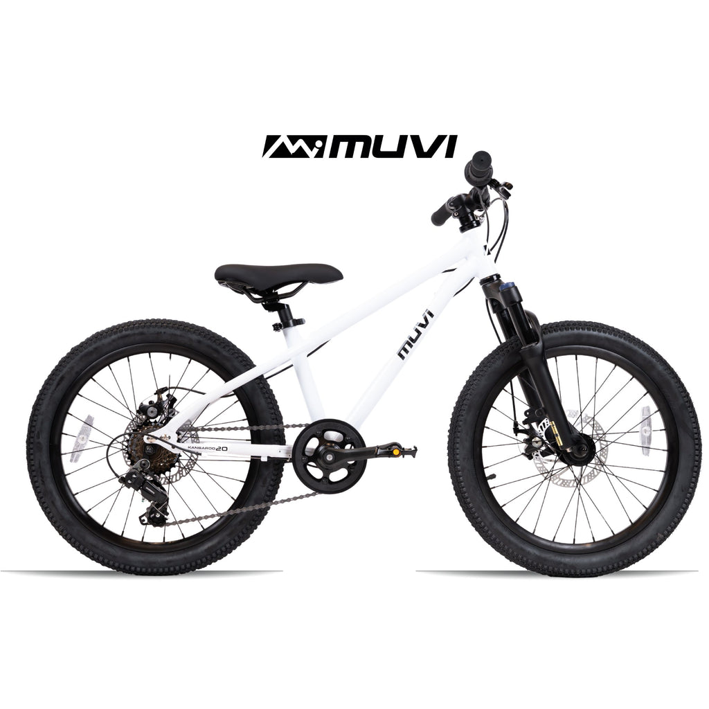 Bicicleta de niño MUVI Kangaroo Aro 20" - Blanca