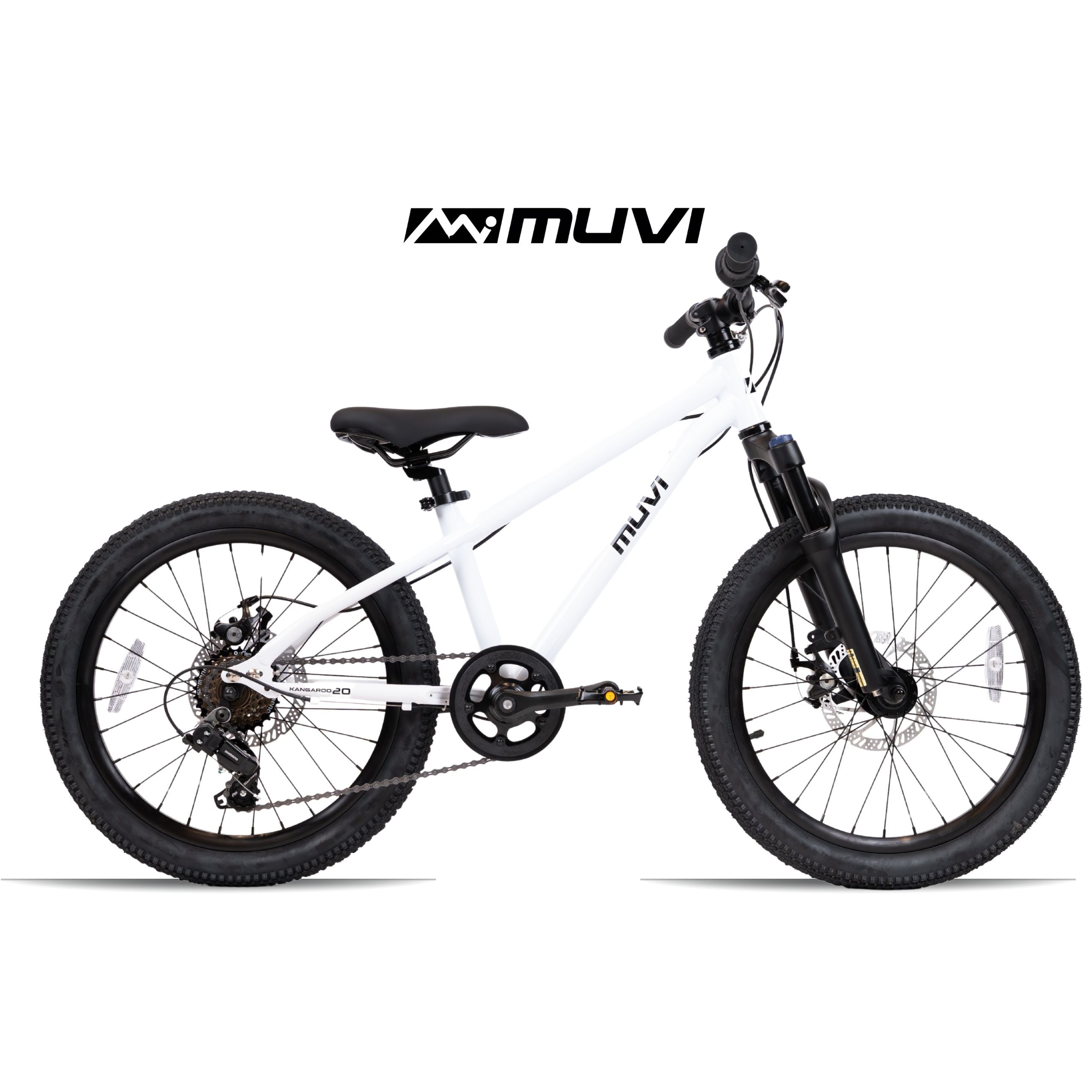 Bicicleta de niño MUVI Kangaroo Aro 20" - Blanca