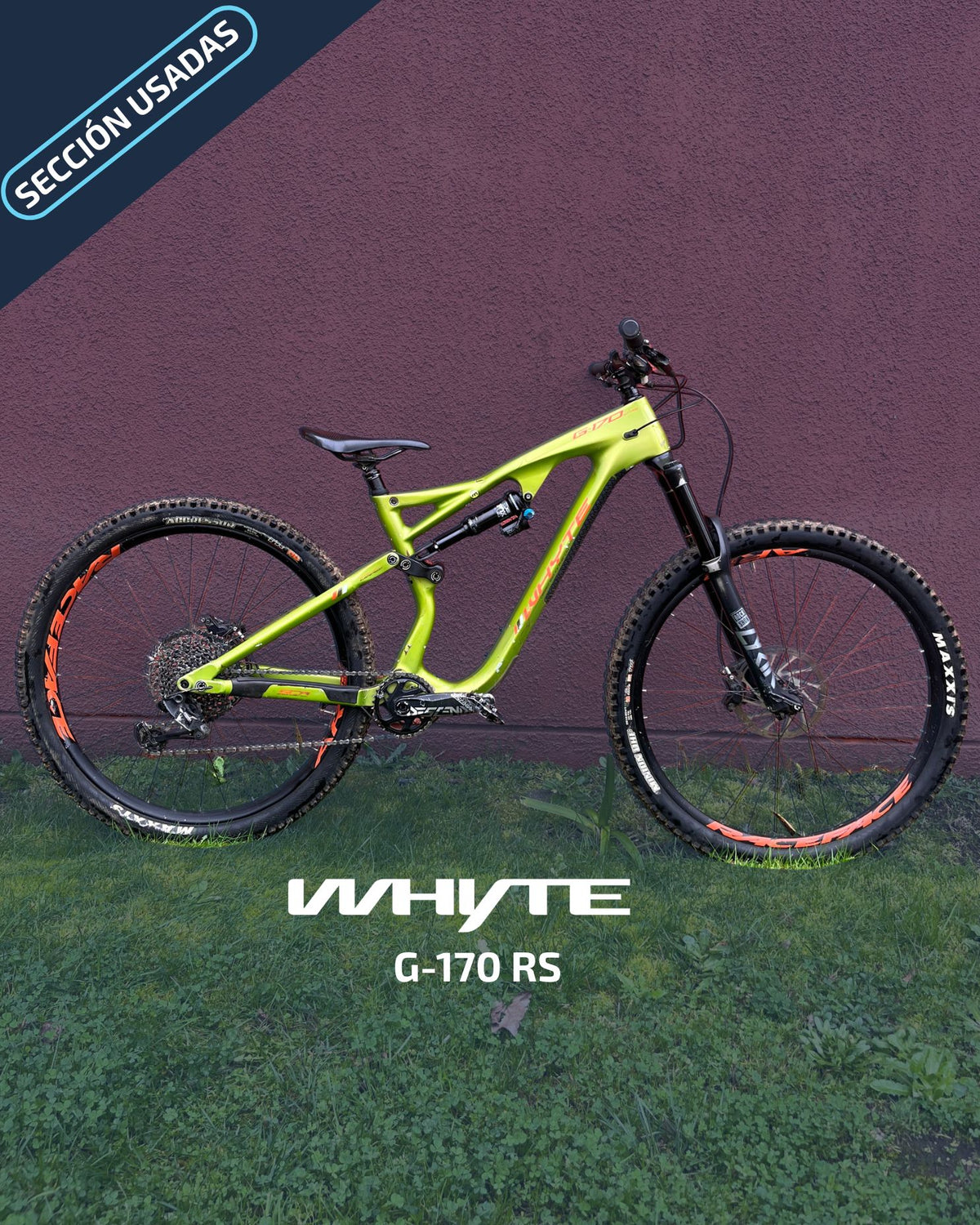 Bicicleta USADA  Whyte G-170 rs